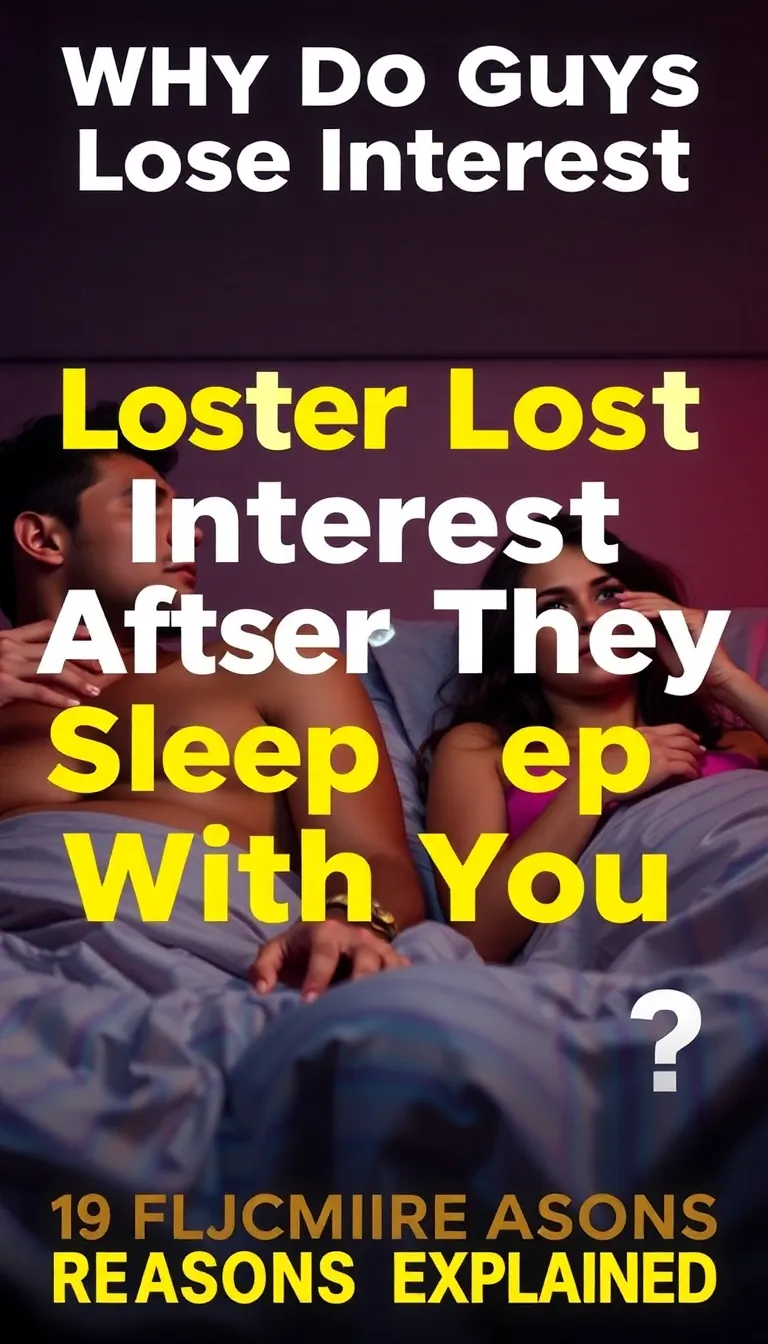 Why Do Guys Lose Interest After They Sleep With You? 19 Honest Reasons Explained